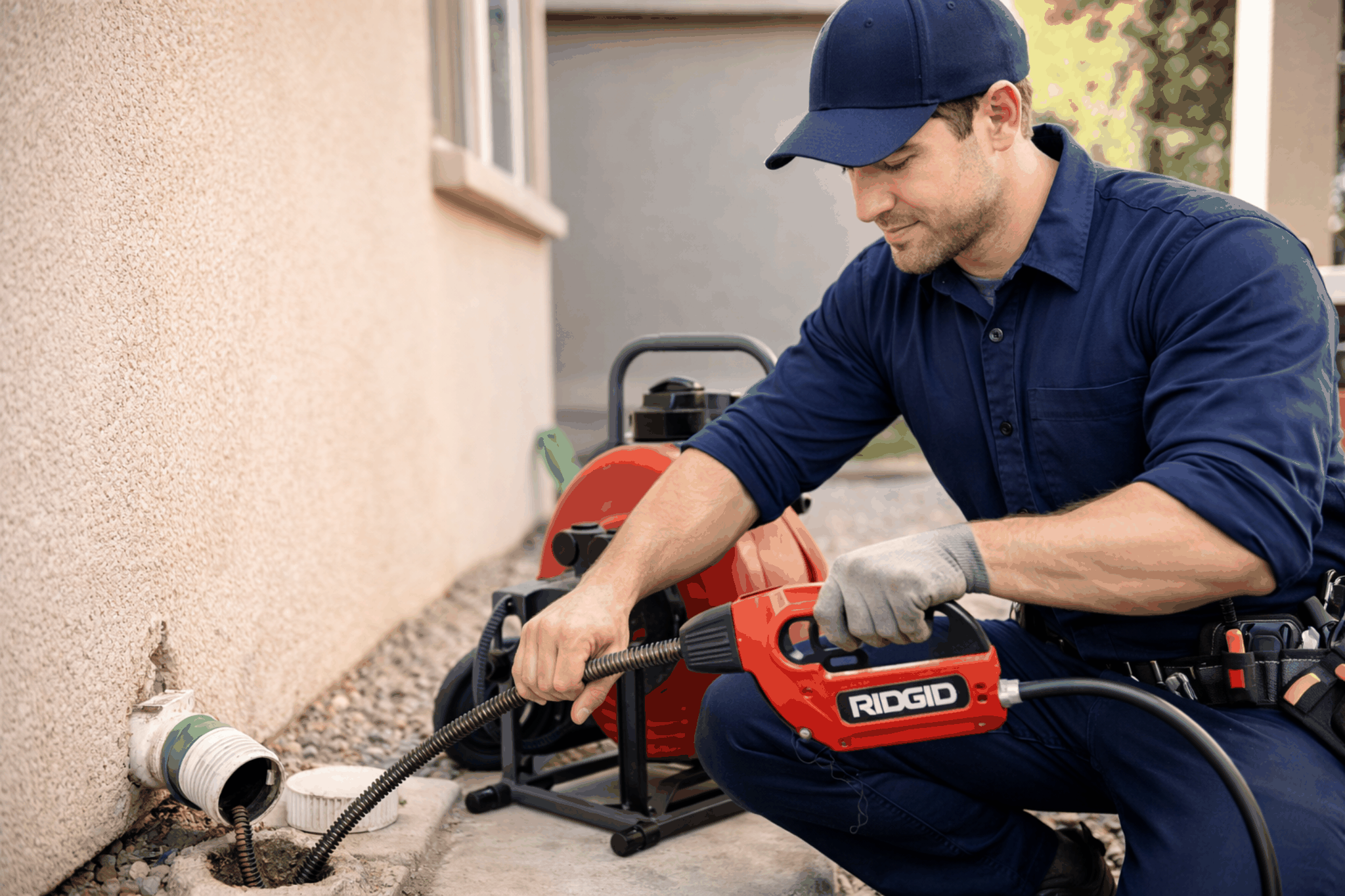 Drain cleaning service